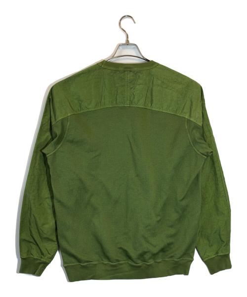 STONE ISLAND（ストーンアイランド）STONE ISLAND (ストーンアイランド) Fleece Crewneck グリーン サイズ:SIZE Lの古着・服飾アイテム