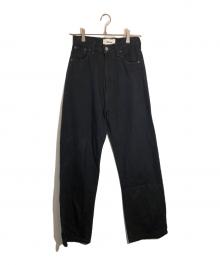Oblada（オブラダ）の古着「ハイウエストデニム」｜ブラック