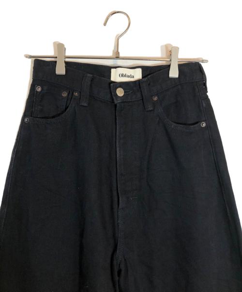 Oblada（オブラダ）Oblada (オブラダ) ハイウエストデニム ブラック サイズ:24の古着・服飾アイテム