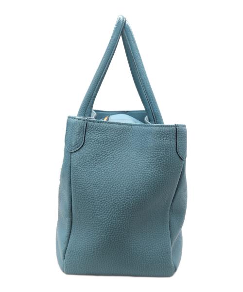 A.D.M.J.（エーディーエムジェイ）A.D.M.J. (エーディーエムジェイ) ビジューハンドバッグ ブルーの古着・服飾アイテム