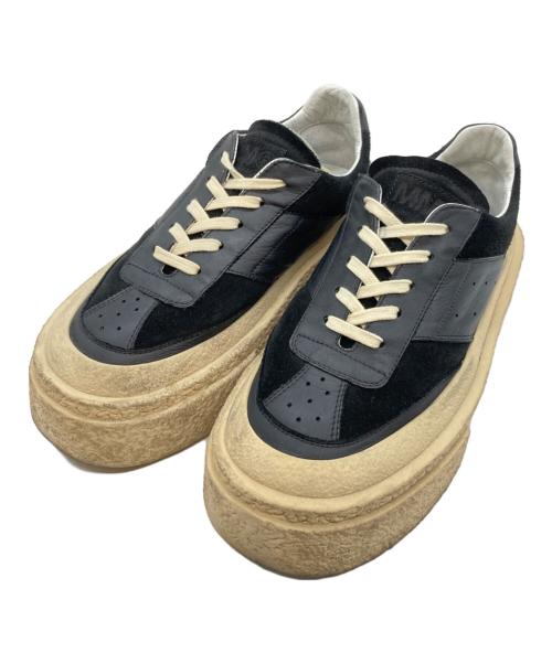 MM6 Maison Margiela（エムエムシックスメゾンマルジェラ）MM6 Maison Margiela (エムエムシックスメゾンマルジェラ) スニーカー ブラック サイズ:42の古着・服飾アイテム