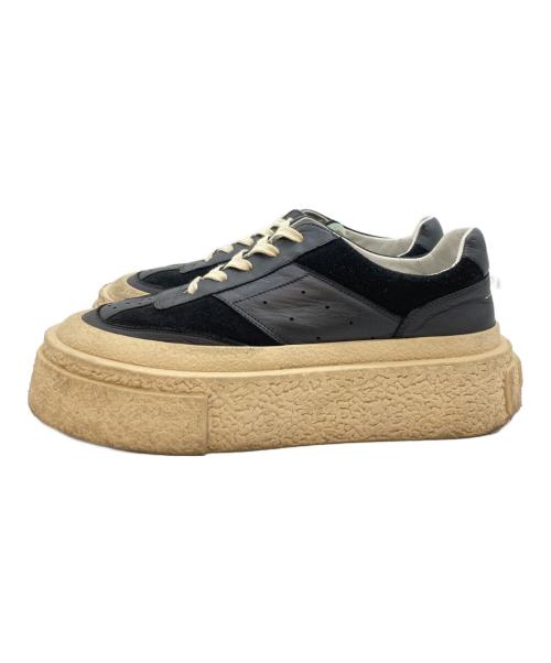 MM6 Maison Margiela（エムエムシックスメゾンマルジェラ）MM6 Maison Margiela (エムエムシックスメゾンマルジェラ) スニーカー ブラック サイズ:42の古着・服飾アイテム