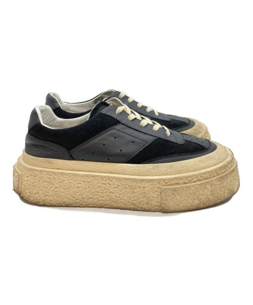 MM6 Maison Margiela（エムエムシックスメゾンマルジェラ）MM6 Maison Margiela (エムエムシックスメゾンマルジェラ) スニーカー ブラック サイズ:42の古着・服飾アイテム