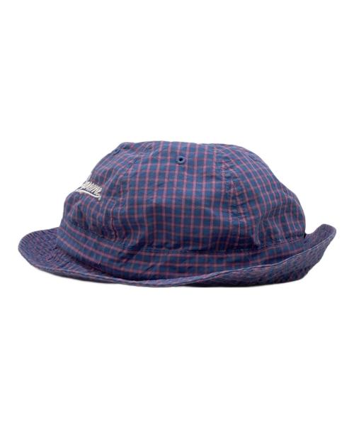 SUPREME（シュプリーム）Supreme (シュプリーム) CORDURA PLAID BELL HAT ネイビーの古着・服飾アイテム