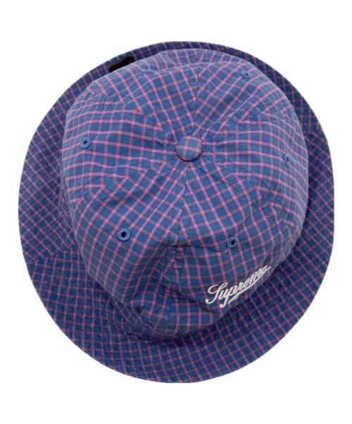 SUPREME（シュプリーム）Supreme (シュプリーム) CORDURA PLAID BELL HAT ネイビーの古着・服飾アイテム