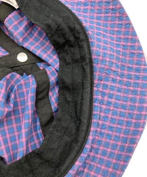 SUPREME（シュプリーム）Supreme (シュプリーム) CORDURA PLAID BELL HAT ネイビーの古着・服飾アイテム