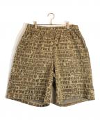 SUPREMEシュプリーム）の古着「OLD ENGLISH SWEATSHORT」｜ブラウン