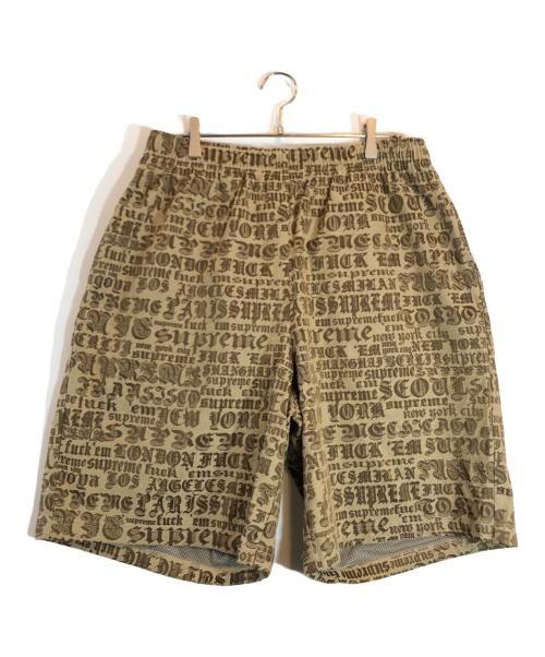 SUPREME（シュプリーム）Supreme (シュプリーム) OLD ENGLISH SWEATSHORT ブラウン サイズ:Lの古着・服飾アイテム