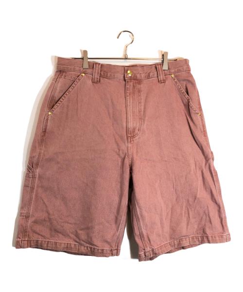 CarHartt（カーハート）CarHartt (カーハート) NASH SINGLE KNEE LONG SHORT ピンク サイズ:Mの古着・服飾アイテム