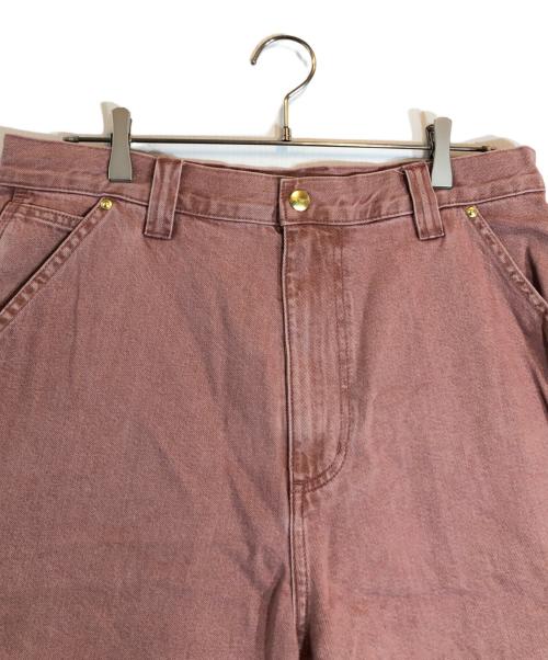 CarHartt（カーハート）CarHartt (カーハート) NASH SINGLE KNEE LONG SHORT ピンク サイズ:Mの古着・服飾アイテム
