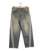 adidasアディダス）の古着「デニムパンツ」｜インディゴ