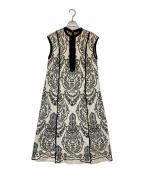 Ameriアメリ）の古着「ダマスクワンピース」｜アイボリー