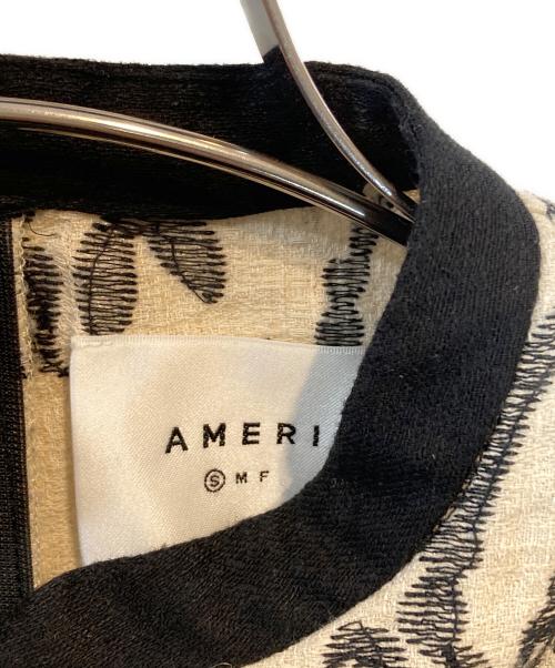 Ameri（アメリ）AMERI (アメリ) ダマスクワンピース アイボリー サイズ:Sの古着・服飾アイテム