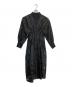 Ameri（アメリ）の古着「UND SHEER JACQUARD TUCK DRESS」｜ブラック