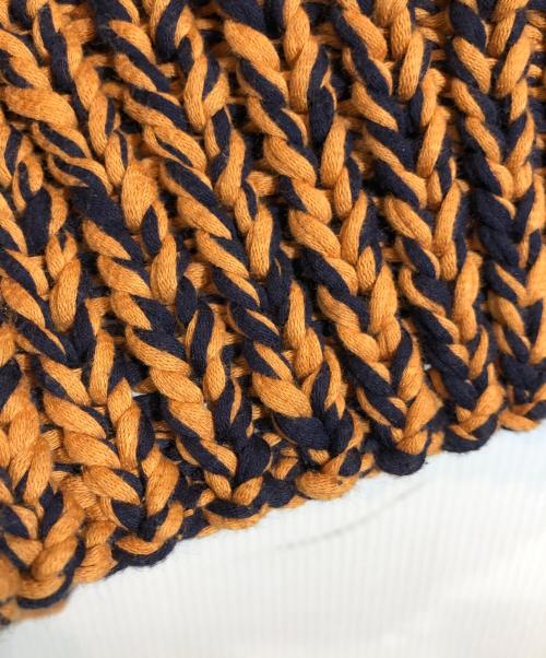 MACPHEE（マカフィー）MACPHEE (マカフィー) ムリネハンドニット ボリュームカーディガン パープル サイズ:Sの古着・服飾アイテム