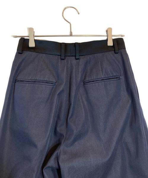TOMORROWLAND .B（トゥモローランド ビー）TOMORROWLAND .B (トゥモローランド ビー) タックワイドパンツ ネイビー サイズ:34の古着・服飾アイテム