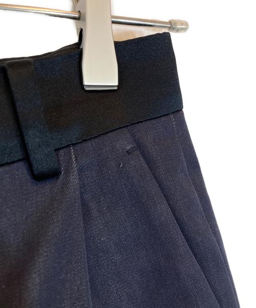 TOMORROWLAND .B（トゥモローランド ビー）TOMORROWLAND .B (トゥモローランド ビー) タックワイドパンツ ネイビー サイズ:34の古着・服飾アイテム