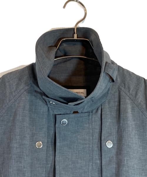 MAISON SPECIAL（メゾンスペシャル）MAISON SPECIAL (メゾンスペシャル) Prime-Over Many Pocket Sports Short Sleeve Shirt Blouson グレー サイズ:2の古着・服飾アイテム