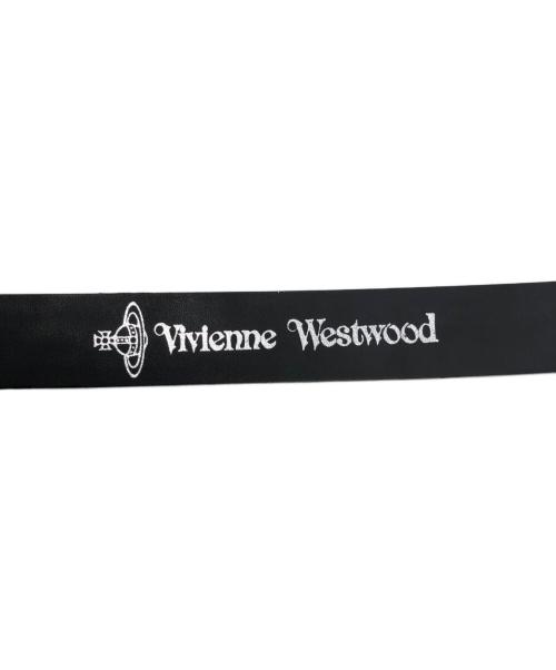 Vivienne Westwood（ヴィヴィアンウエストウッド）Vivienne Westwood (ヴィヴィアンウエストウッド) ロゴバックルベルト ブラックの古着・服飾アイテム