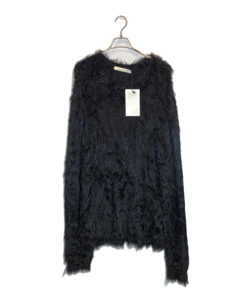 1017 ALYX 9SM（テンセブンティーン アリクス ナインエスエム）1017 ALYX 9SM (アリクス) FEATHER CREWNECK SWEATER ブラック サイズ:XLの古着・服飾アイテム
