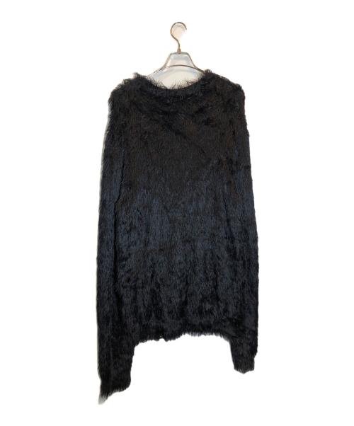 1017 ALYX 9SM（テンセブンティーン アリクス ナインエスエム）1017 ALYX 9SM (アリクス) FEATHER CREWNECK SWEATER ブラック サイズ:XLの古着・服飾アイテム