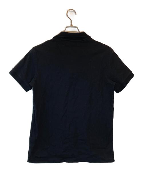 BURBERRY（バーバリー）BURBERRY (バーバリー) ワンポイントポロシャツ ブラック サイズ:SIZE Mの古着・服飾アイテム