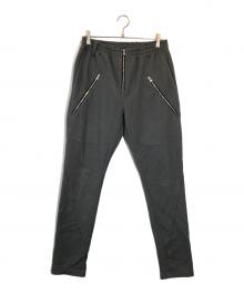 ISAMU KATAYAMA BACKLASH（イサムカタヤマ・バックラッシュ）の古着「SOFT SMOOTH 縮絨ウール イージーパンツ」｜グレー