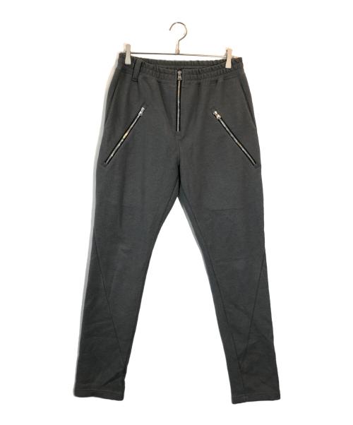 ISAMU KATAYAMA BACKLASH（イサムカタヤマ・バックラッシュ）ISAMU KATAYAMA BACKLASH (イサムカタヤマ・バックラッシュ) SOFT SMOOTH 縮絨ウール イージーパンツ グレー サイズ:SIZE Lの古着・服飾アイテム