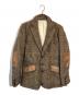 ISAMU KATAYAMA BACKLASH（イサムカタヤマ・バックラッシュ）の古着「縮絨ウールジャケット」｜ブラウン