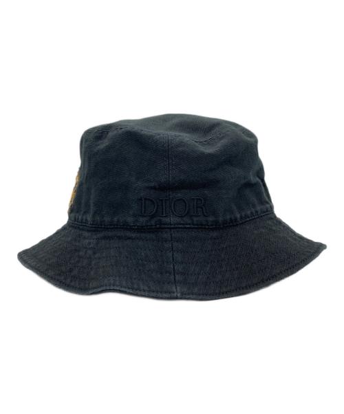 Dior（ディオール）DIOR (ディオール) PETER DOIG (ピーター・ドイグ) バケットハット ブラック サイズ:Mの古着・服飾アイテム