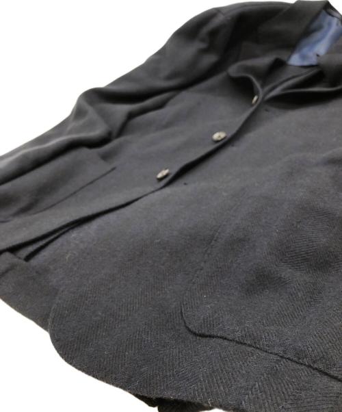 Brilla per il gusto（ブリッラ ペル イルグースト）Brilla per il gusto (ブリッラ ペル イルグースト) シルクキャメルテーラードジャケット ネイビー サイズ:SIZE 50の古着・服飾アイテム