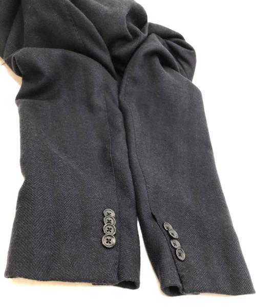 Brilla per il gusto（ブリッラ ペル イルグースト）Brilla per il gusto (ブリッラ ペル イルグースト) シルクキャメルテーラードジャケット ネイビー サイズ:SIZE 50の古着・服飾アイテム