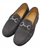 PARABOOT×UNITED ARROWS TOKYOパラブーツ×ユナイテッドアローズトウキョウ）の古着「スエードビットローファー」｜グレー