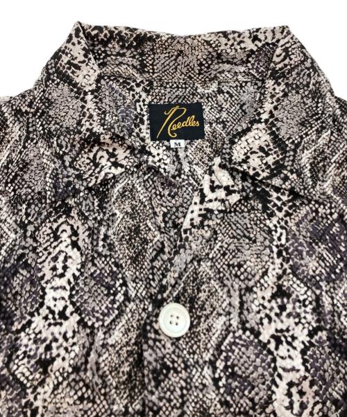 Needles（ニードルズ）Needles (ニードルズ) Cabana Shirt - Python Pt グレー サイズ:SIZE Mの古着・服飾アイテム