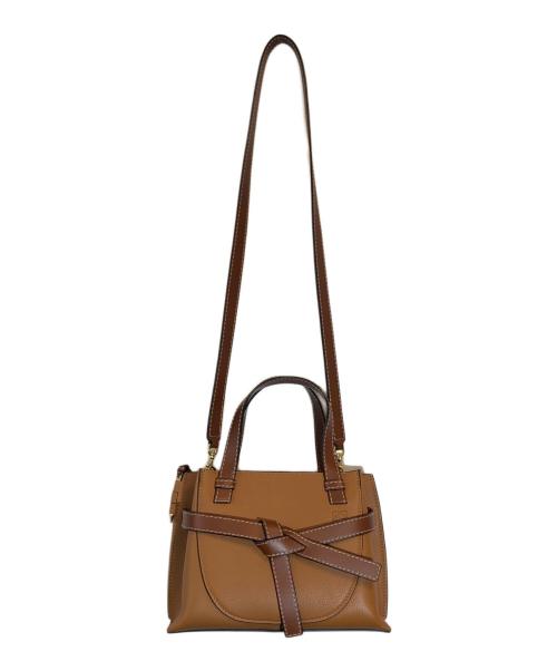 LOEWE（ロエベ）LOEWE (ロエベ) GATE TOP HANDLE MINI BAG ブラウンの古着・服飾アイテム