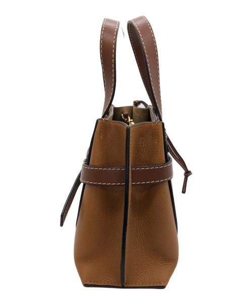 LOEWE（ロエベ）LOEWE (ロエベ) GATE TOP HANDLE MINI BAG ブラウンの古着・服飾アイテム