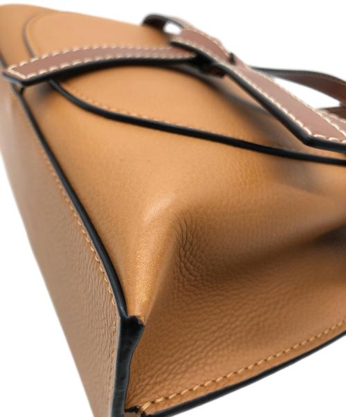LOEWE（ロエベ）LOEWE (ロエベ) GATE TOP HANDLE MINI BAG ブラウンの古着・服飾アイテム