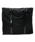 PRADA (プラダ) 三角プレートナイロンハンドバッグ ブラック：20000円