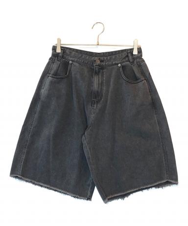 中古・古着通販】machatt (マチャット) タックデニムハーフパンツ