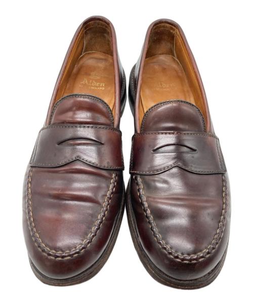 Alden（オールデン）ALDEN (オールデン) コインローファー ブラウン サイズ:７Dの古着・服飾アイテム