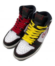 NIKE（ナイキ）の古着「エアジョーダン1 ハイ OG デファイアント "ブラック/イエロー/ジムレッド"」｜ホワイト