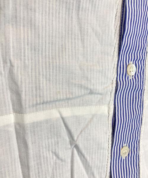 UNDERCOVER（アンダーカバー）UNDERCOVER (アンダーカバー) assemble a.k.a. AFFA (アッセンブル エーケーエー エーエフエ) 切替シャツ ブルー サイズ:Mの古着・服飾アイテム