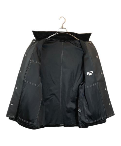 H BEAUTY&YOUTH（エイチ ビューティー&ユース）H BEAUTY&YOUTH (エイチ ビューティー&ユース) SUEDE LABOR COVER ALL ブラック サイズ:SIZE Lの古着・服飾アイテム