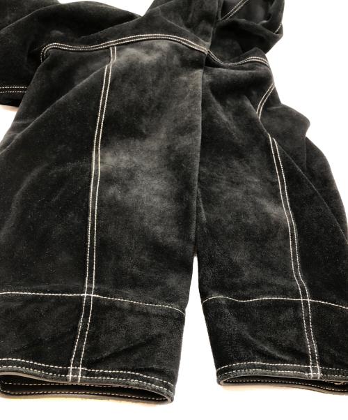 H BEAUTY&YOUTH（エイチ ビューティー&ユース）H BEAUTY&YOUTH (エイチ ビューティー&ユース) SUEDE LABOR COVER ALL ブラック サイズ:SIZE Lの古着・服飾アイテム