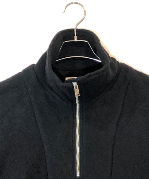 YOKE（ヨーク）YOKE (ヨーク) Wool Fleece Half Zip Pullover（ウールフリースハーフジッププルオーバー） ブラック サイズ:3の古着・服飾アイテム