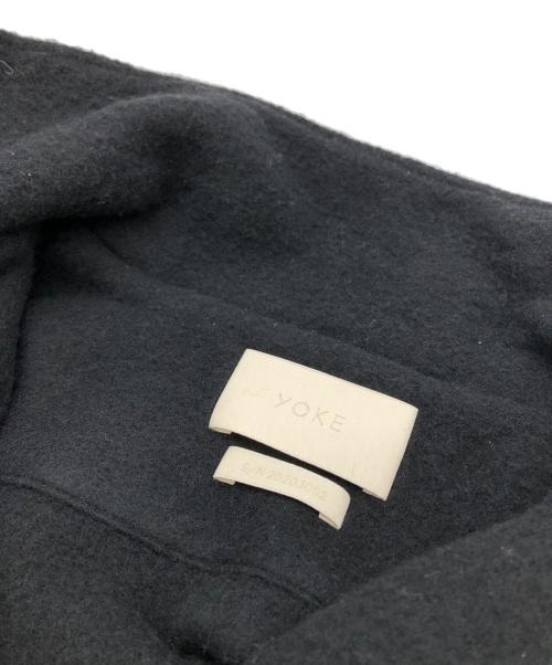 YOKE（ヨーク）YOKE (ヨーク) Wool Fleece Half Zip Pullover（ウールフリースハーフジッププルオーバー） ブラック サイズ:3の古着・服飾アイテム