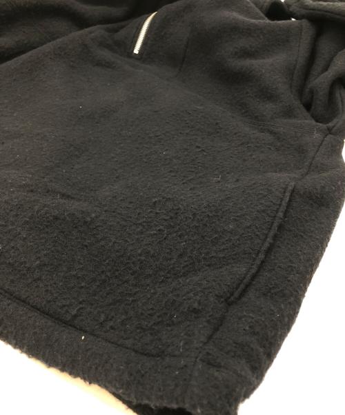 YOKE（ヨーク）YOKE (ヨーク) Wool Fleece Half Zip Pullover（ウールフリースハーフジッププルオーバー） ブラック サイズ:3の古着・服飾アイテム