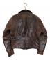 Aero LEATHER (エアロレザー) ホースハイドレザージャケト ブラウン サイズ:SIZE 34：32000円