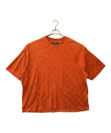 TIGHTBOOTH PRODUCTION（タイトブースプロダクション）の古着「CHECKER PLATE S/S T-SHIRT」｜オレンジ