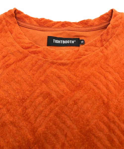 TIGHTBOOTH PRODUCTION（タイトブースプロダクション）TIGHTBOOTH PRODUCTION (タイトブースプロダクション) CHECKER PLATE S/S T-SHIRT オレンジ サイズ:XLの古着・服飾アイテム